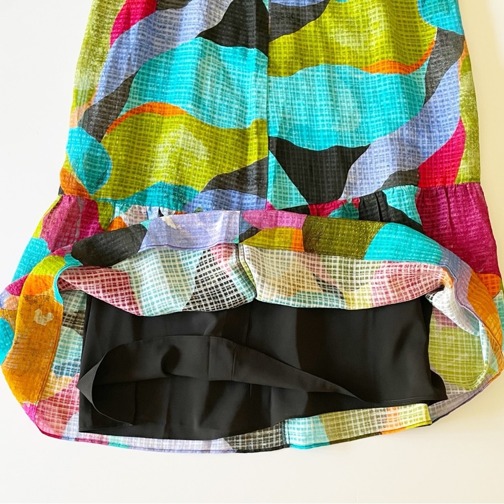 Marie Oliver Maya Printed Seersucker Midi Dress in Jewel - Picture 9 of 13